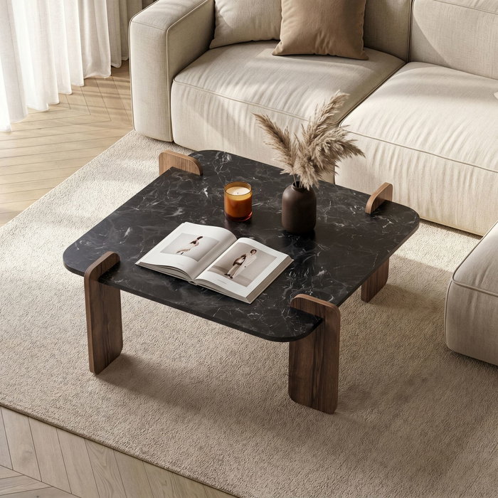 Nordure Mesa de Café Marais - Lotus, Venezia Walnut